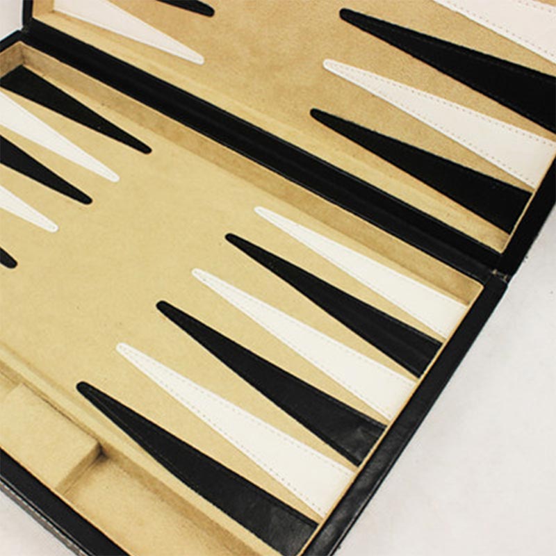 Luxury Handmade 15 / 21 Checkers Wooden Backgammon Set for Sale